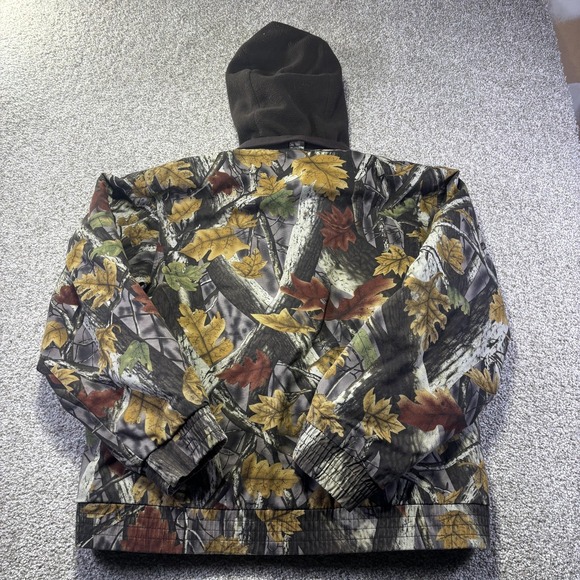 Master Sportsman Jacket Mens Large Camo Hooded Insulated Hunting Parka Canvas - Picture 11 of 12